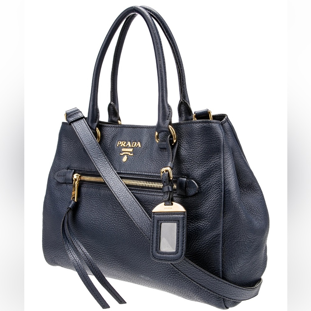 Prada Vitello Phenix Leather Tote